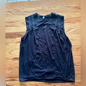Lululemon Modal Pleated Shoulder Tank - Black - Size 6
